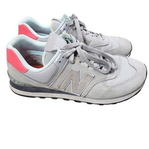 New Balance x FIGS 574 Shoes Women's Sneaker 10 Gray Suede Nurse Casual Walking